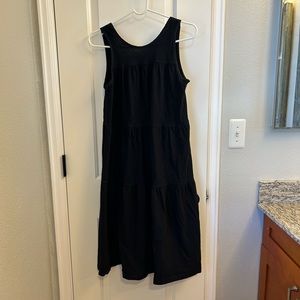 NWOT Everlane black tiered dress